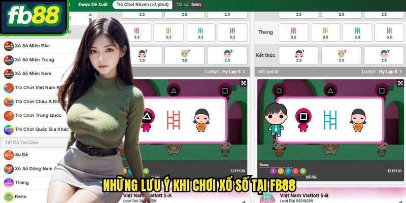 Những lưu ý khi chơi xổ số tại FB88